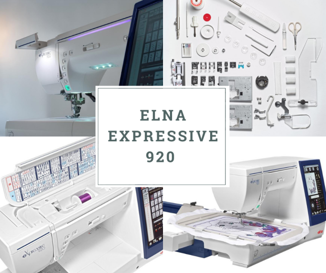 Review of the Elna eXpressive 920 Embroidery Machine