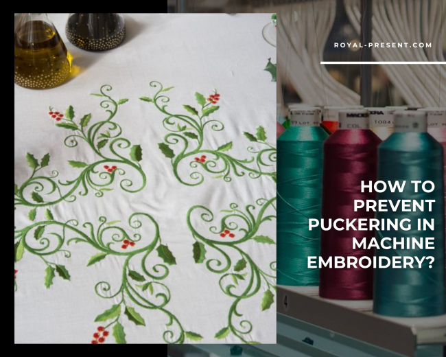 How to Prevent Puckering in machine embroidery
