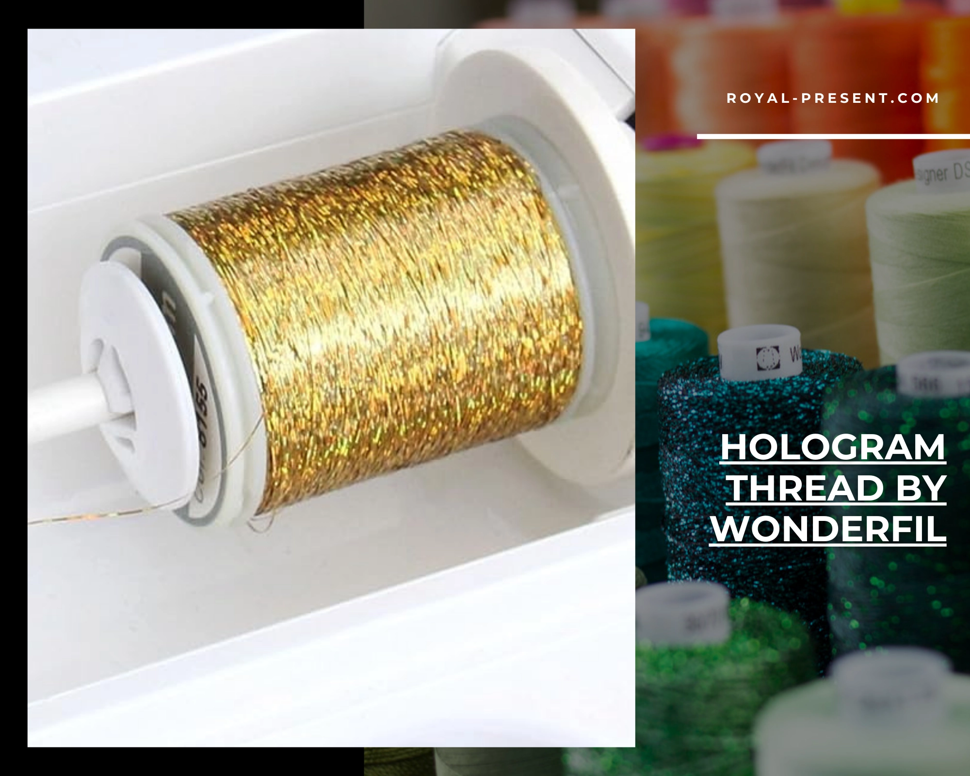 The Magic of Glitter Threads in Machine Embroidery