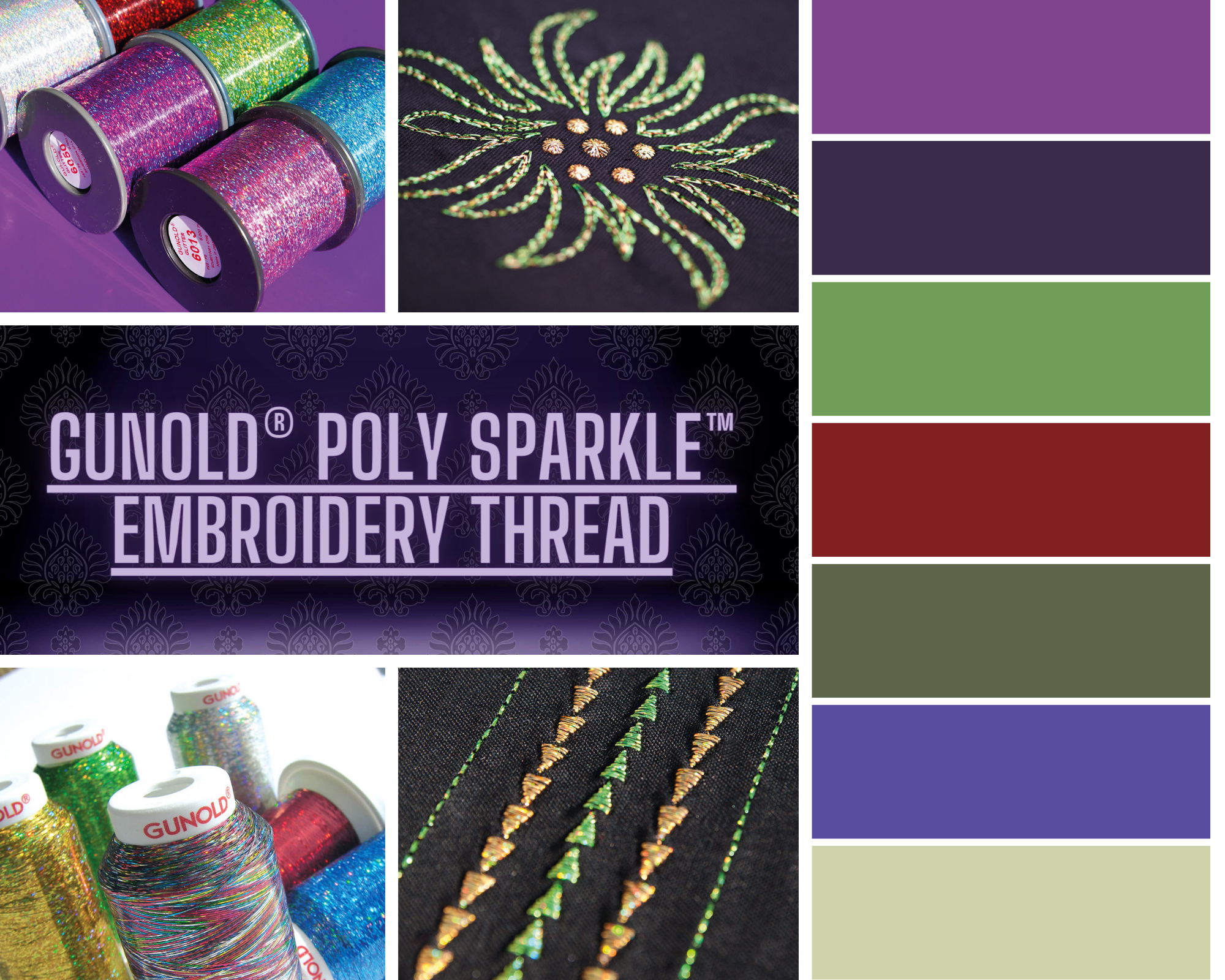 Poly Sparkle Embroidery Thread